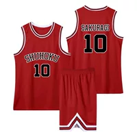Костюм Slam Dunk Sakuragi Kadao Xiangbei Rukawa Kaede Детский баскетбольный костюм Мужской спортивный тренировочный костюм на заказ