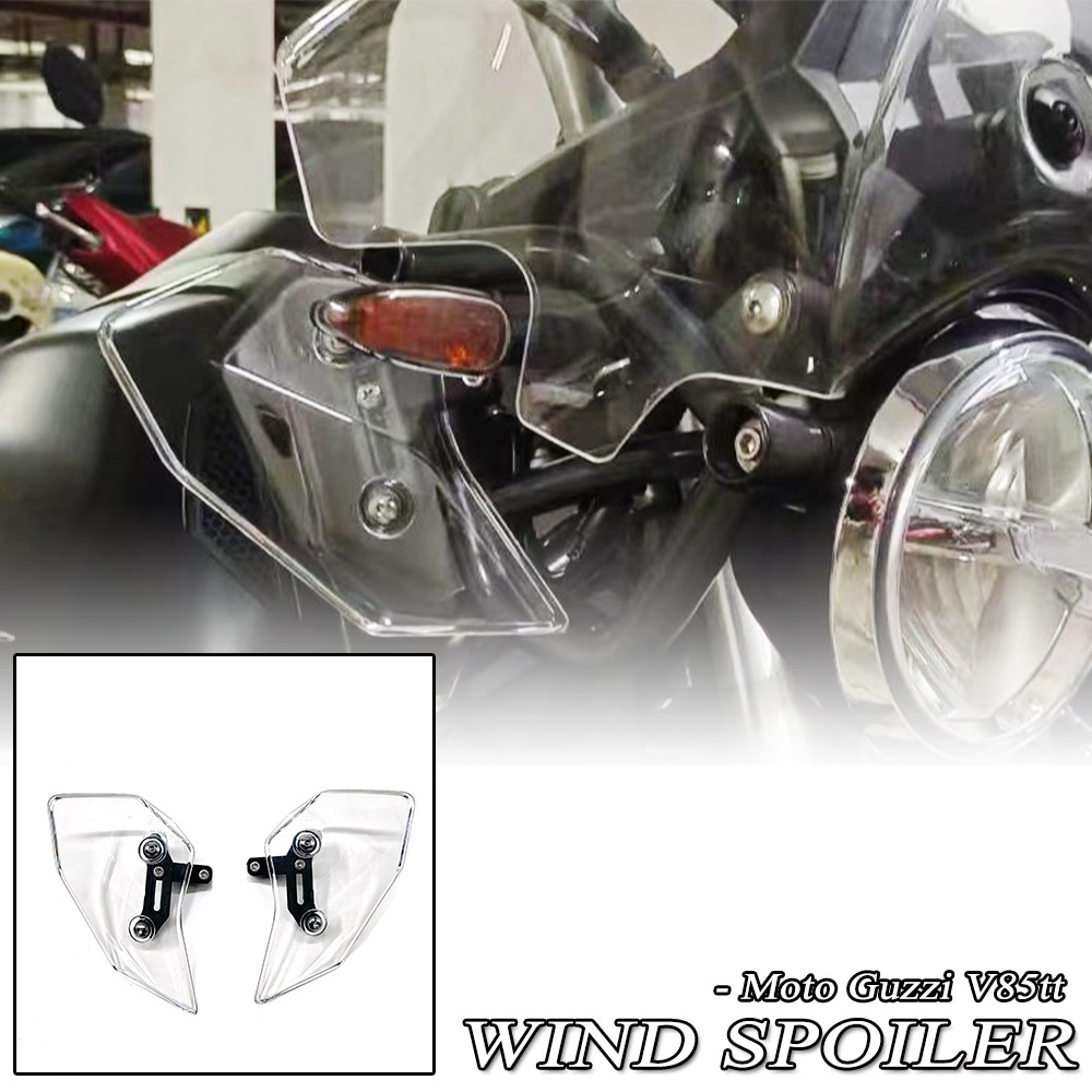 Motorcycle Spoiler Side Windshield Suitable for Moto Guzzi V85Tt 2019-2025