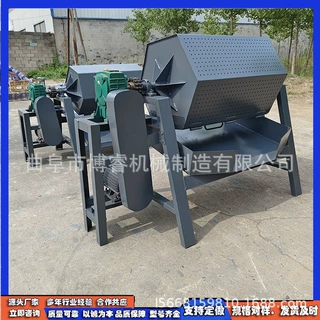 工件表面处理六角抛光机 电动滚筒打磨设备铁件锈蚀翻新清理机器