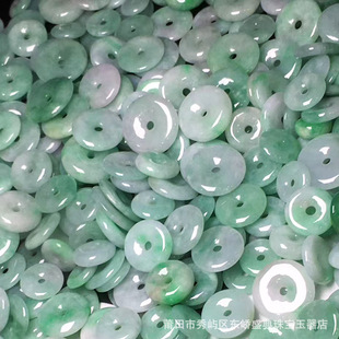 A goods Jade bean color small buckle Jewelry pendant Jade Jade loose jade jewelry jade pendant wholesale