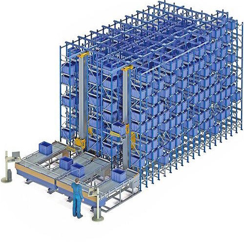 Automated three -dimensional library shelves Intelligent warehousing…