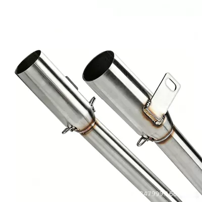 Section High-Position Dual Outlet — Motorcycle exhaust pipe
