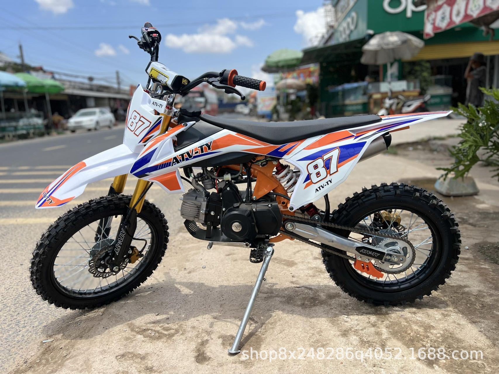 Dual-Beam K65 Off-Road Vehicle 125Cc Power All-Terrain Competitive Model Mountain Venue Motorcycle with Front 17inch and Rear 14inch Wheels