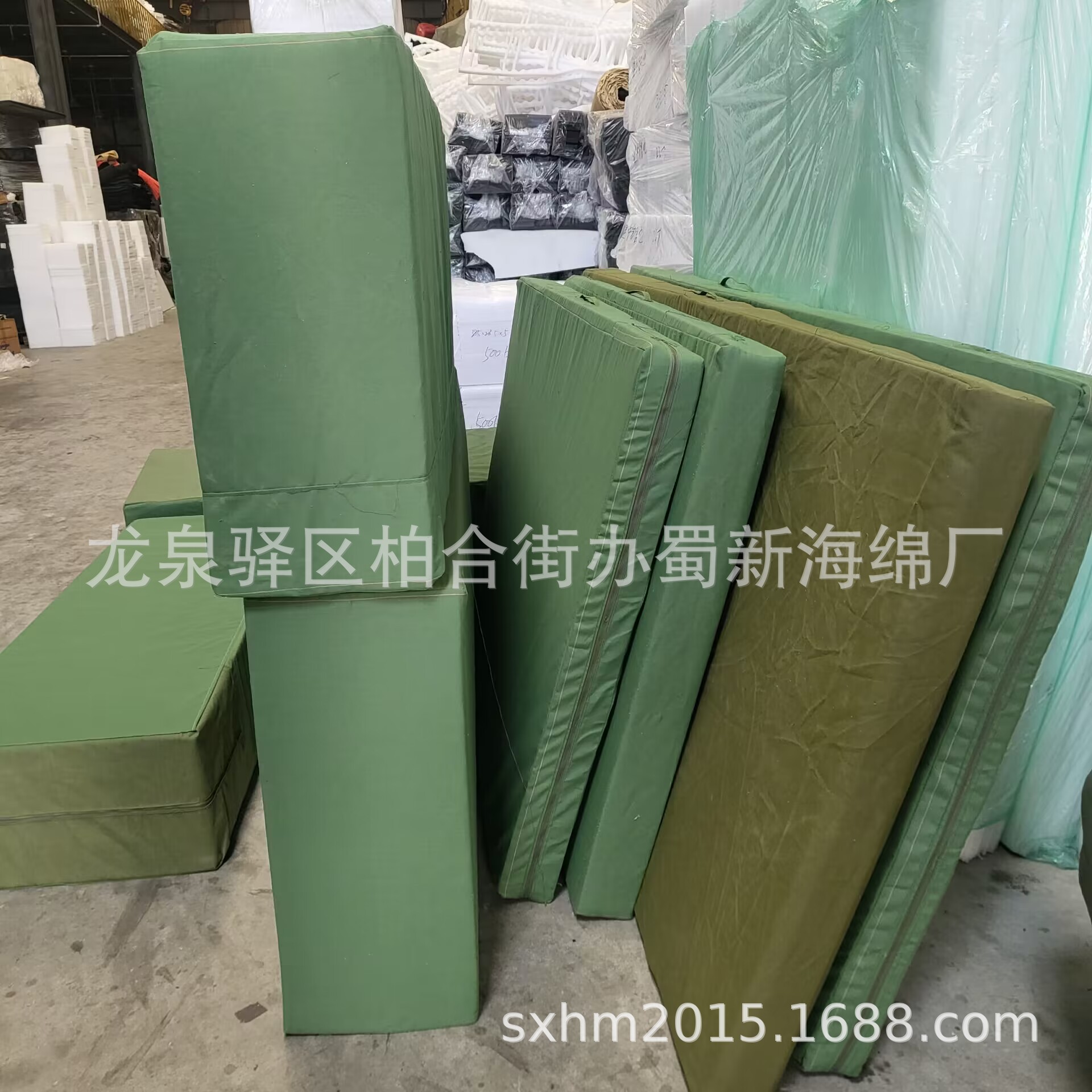 厂家供应帆布套高密度海绵垫子/逃生垫子泡沫/帆布套垫子海绵