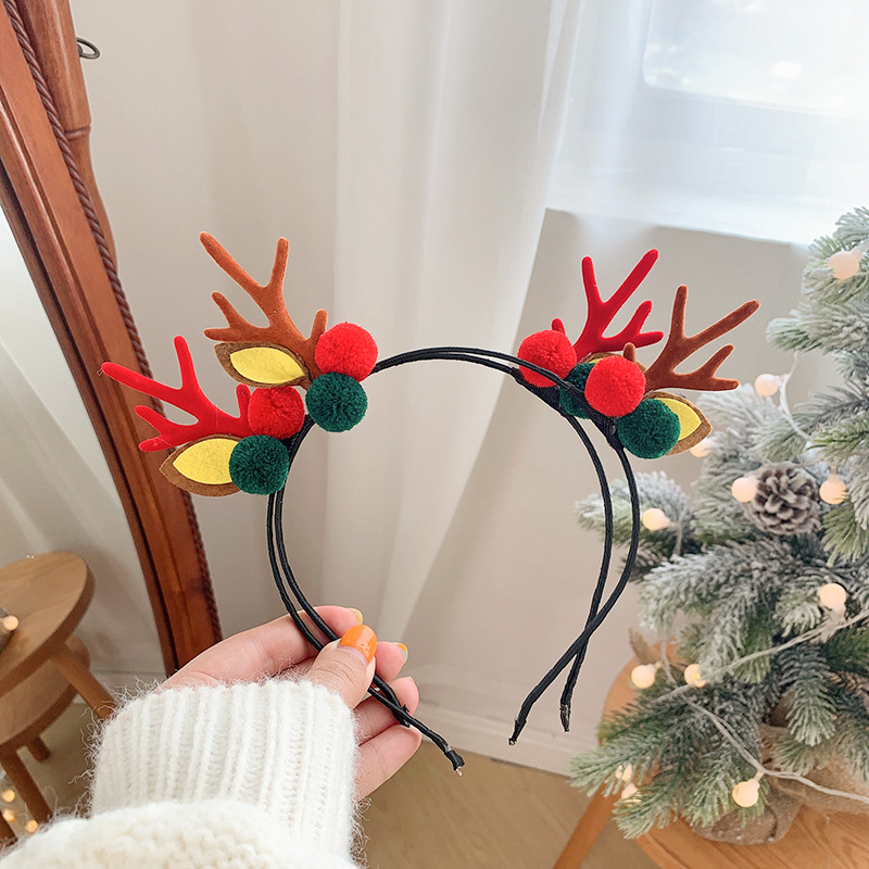 Christmas Cute Antlers Cloth Party display picture 2