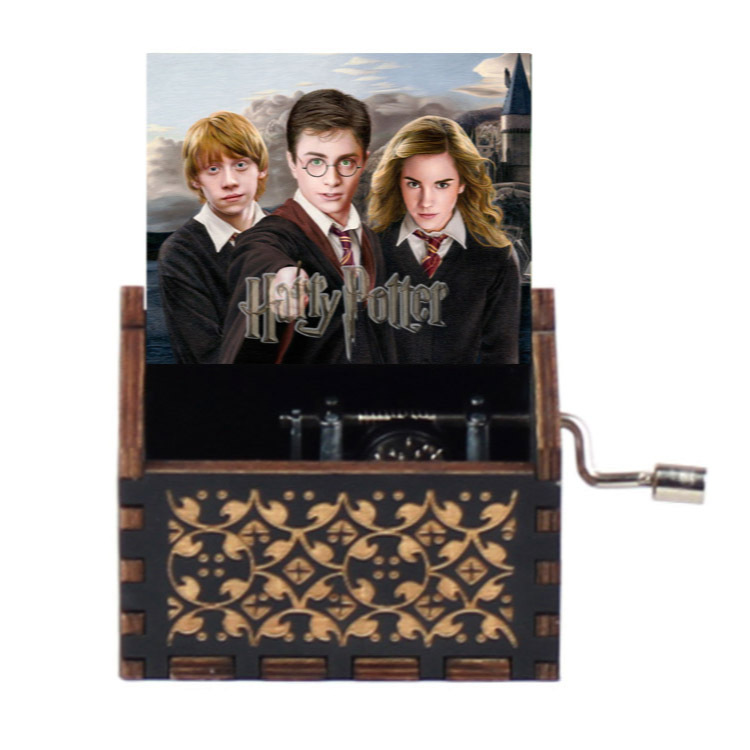源工場ハリーポッターハイドウェイ手揺れ木製オルゴールミニオルゴールクリエイティブ誕生日プレゼント