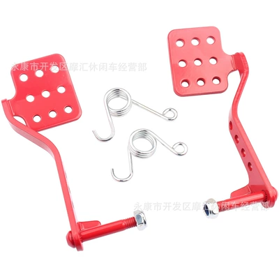 Red 196cc 212cc 6.5hp Motorcycle pedals