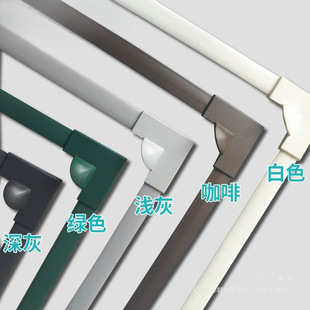 Homemade Magnetic Screen Window Material Accessories Slot-Type Soft Frame Magnetic Window Screen Assembly Corner Pvc Strip Invisible Mosquito Net