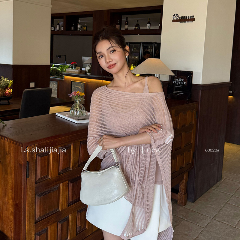 Ls Simple, Lightweight, Fashionable, Casual, Versatile Knit Cardigan Guangzhou Shisanxing 2026 Spring New Style Top 60020
