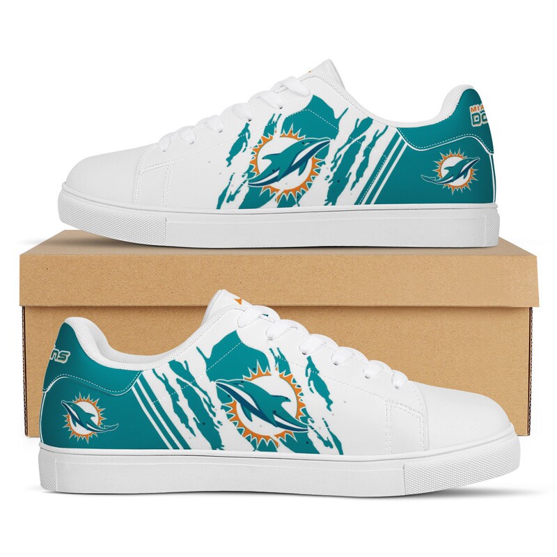 Amazon New NFL New York Jets Team Printed White Bottom Low Top Sneakers Sports Casual Sneakers Shoes