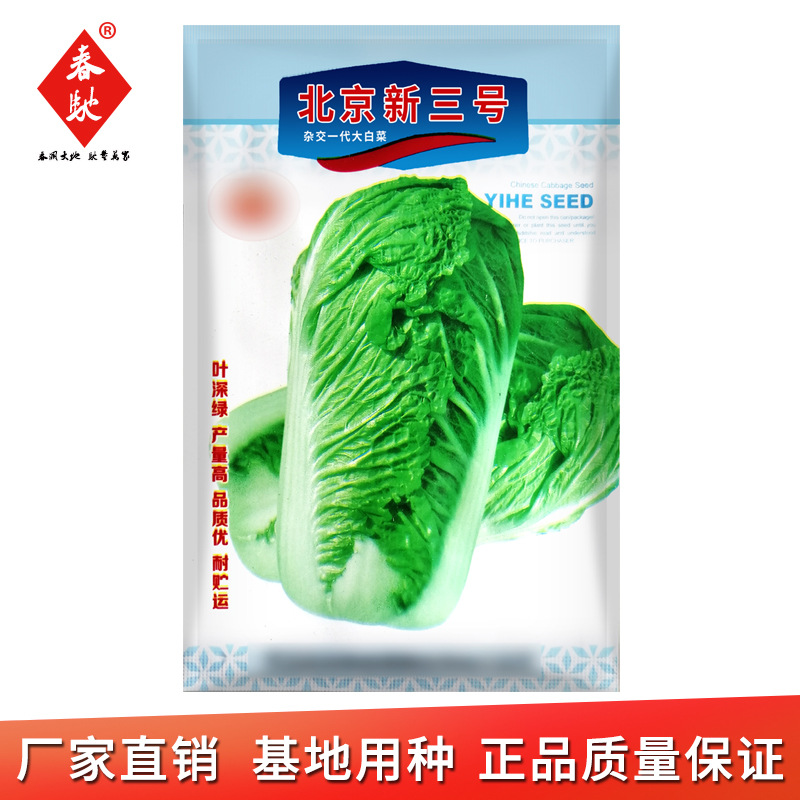 义和牌北京新三号大白菜种子 10g秋季白菜种子 农家易种蔬菜种籽