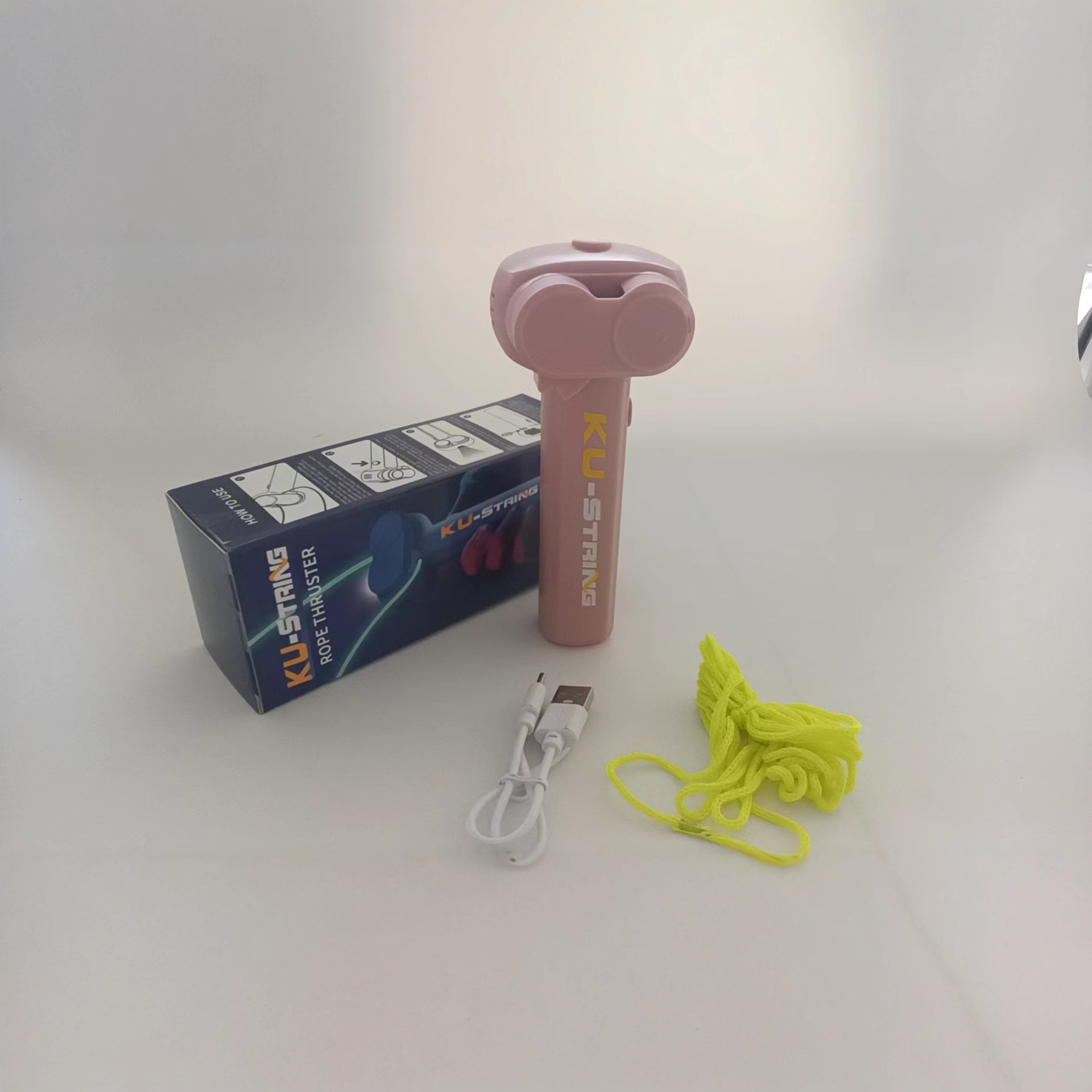 Juguete lanzador de cuerda luminosa transfronterizo para adultos, hélice eléctrica antiestrés, juguete de mano con luces para niños.