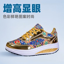 欧美风增高大码潮鞋新款女士运动跑步鞋休闲鞋松糕底网红女鞋批发