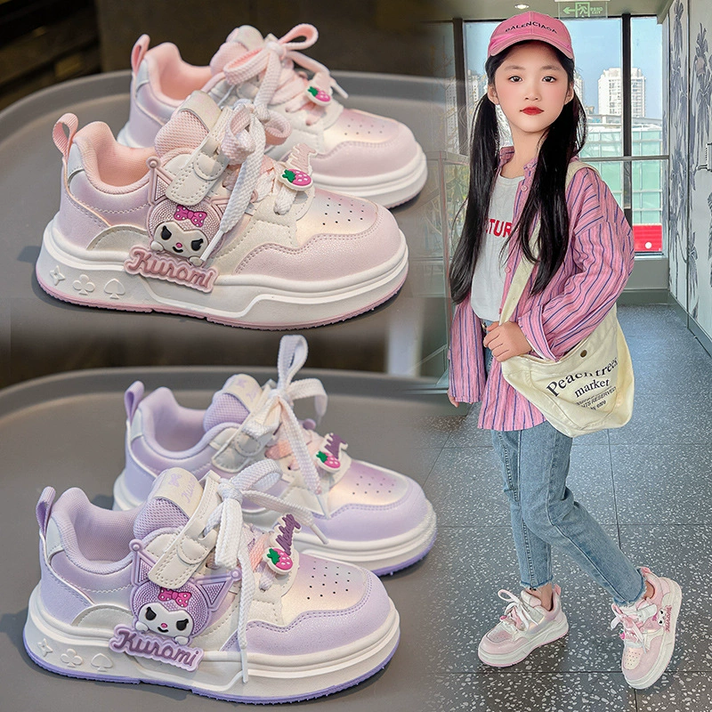 Детские кроссовки новый 2025 весна осень удобная дышащая милая девушка повседневная обувь модная спортивная обувь детская обувь