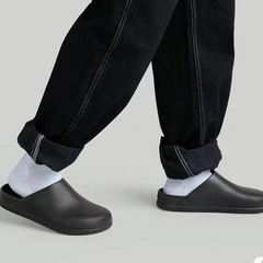 【ロゴなし】栗の穴下駄 メンズシューズ フラットシューズ アウトドア つま先スリッパ メンズシューズ サンダル ビーチシューズ