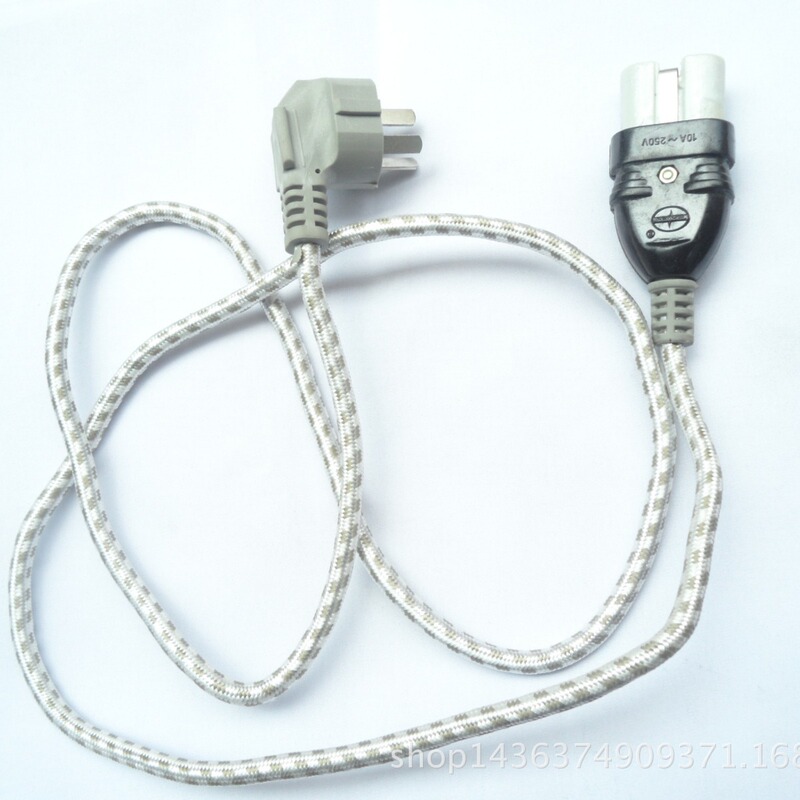 Electric Furnace/electric iron/electric teapot plug wire two-hole round hole porcelain head power cable (electric stove head Wire)