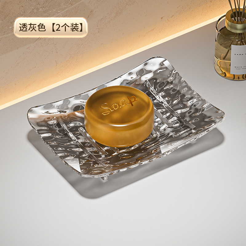 軽量高級家庭用石鹸箱、家庭用ハイエンド高価値排水石鹸皿、創造的な個性の単層収納ラック、新しいスタイル|undefined