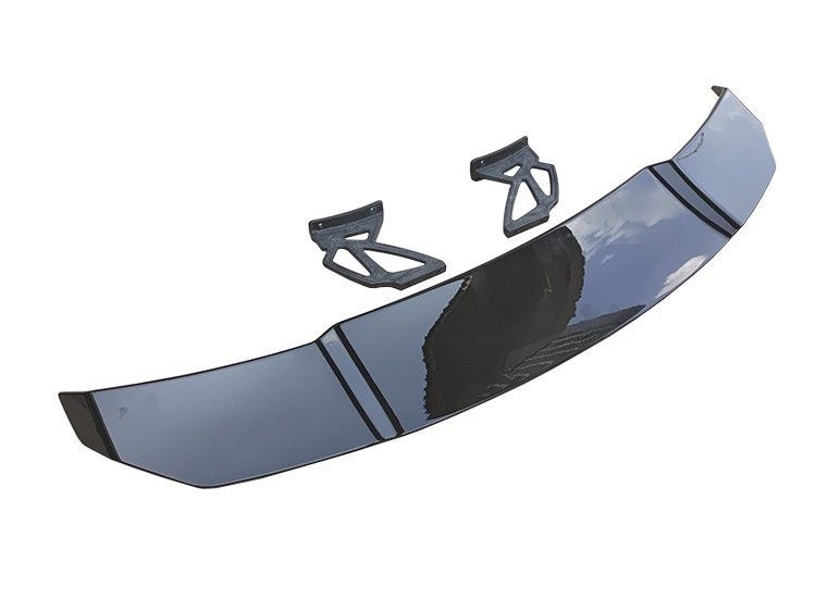 General car non-perforated rear wing modification parts two three-compartment high rear wing fixed wind wing GT racing wing trunk decoration