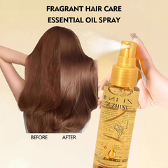 クロスボーダーアート OUZHINI 香水スムーズヘアケアエッセンシャルオイル縮れを改善長期的な香りヘアケアエッセンシャルオイルスプレー
