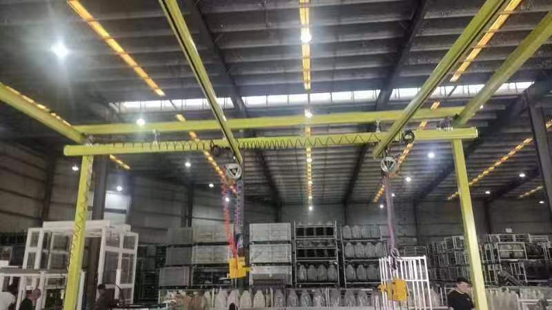 晔创气动平衡吊夹具 KBK轨道起重行车125kg 160kg 小型工位航吊