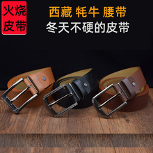 跑江湖地摊新产品 西藏牦牛腰带火烧皮带 仿牛皮带批发录音广告