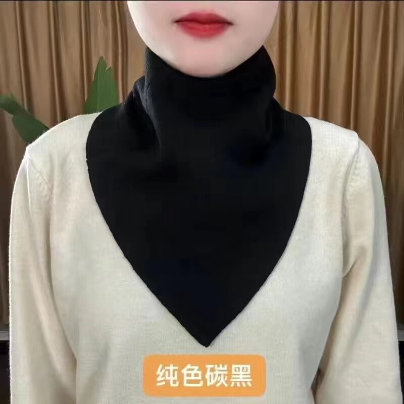 秋冬服饰配件围脖保暖护颈假领方便套头脖套懒人围巾男女用三角巾|undefined