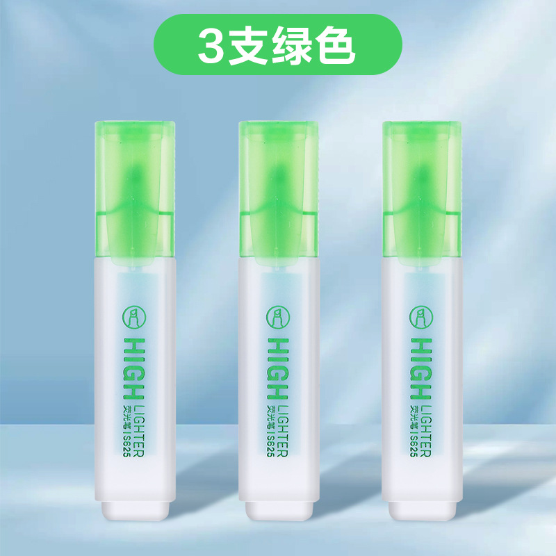 Deli / Dely Highlight Stud Papelería marcador de trazos clave para tomar notas de bolígrafo de contabilidad puntero S625