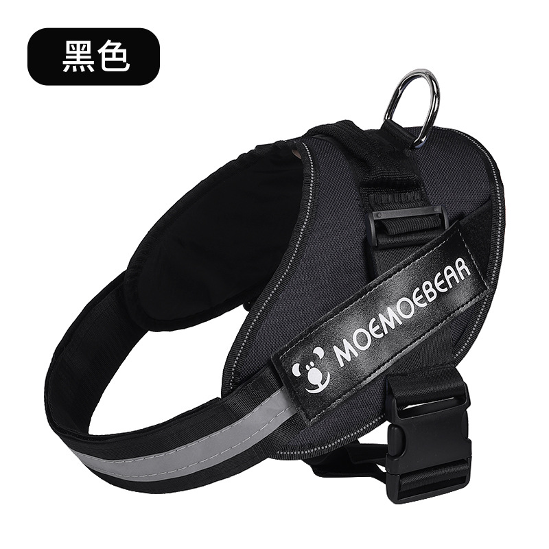 Fábrica de suministros para mascotas a prueba de explosiones K9 correa para el pecho para mascotas chaleco mediano y grande correa para el pecho de la cuerda de tracción del perro al por mayor