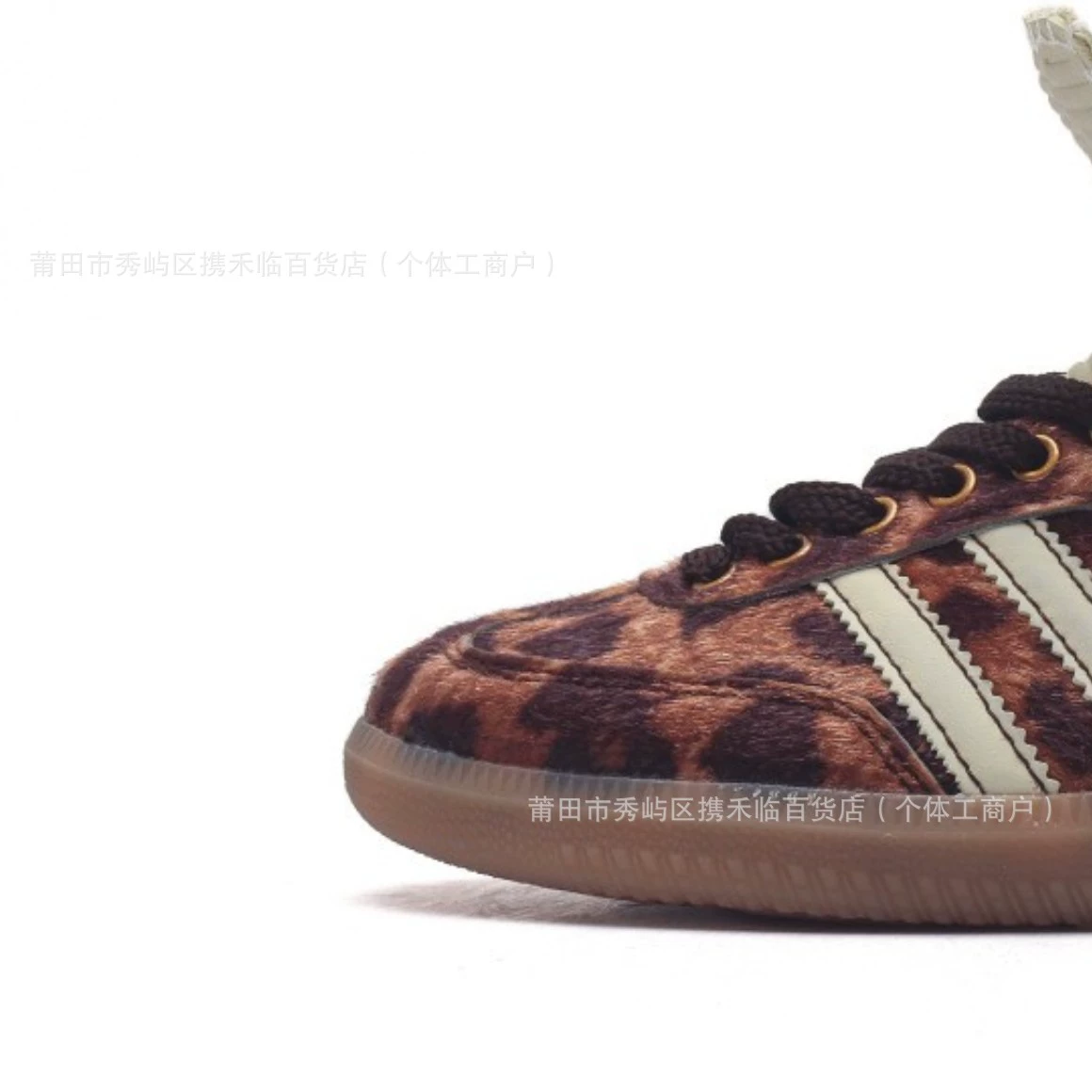 Кросс-борт оригинальная в высокой версии, обувь Putian Shoe Dexin Samba леопардовый рисунок длинный язык, sambа импорт спортивная доска IE0578
