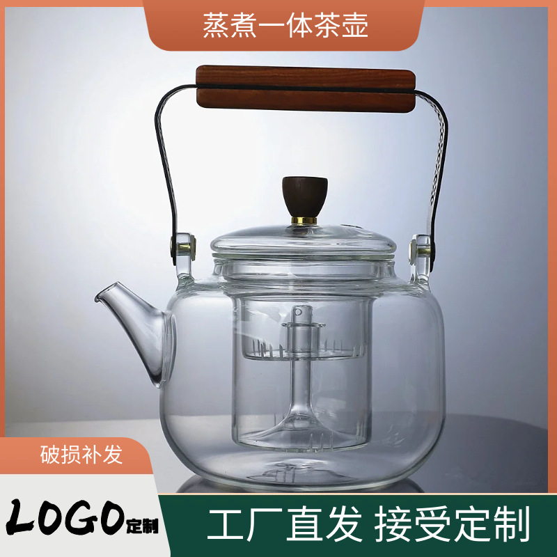 Capacious teapot for home use