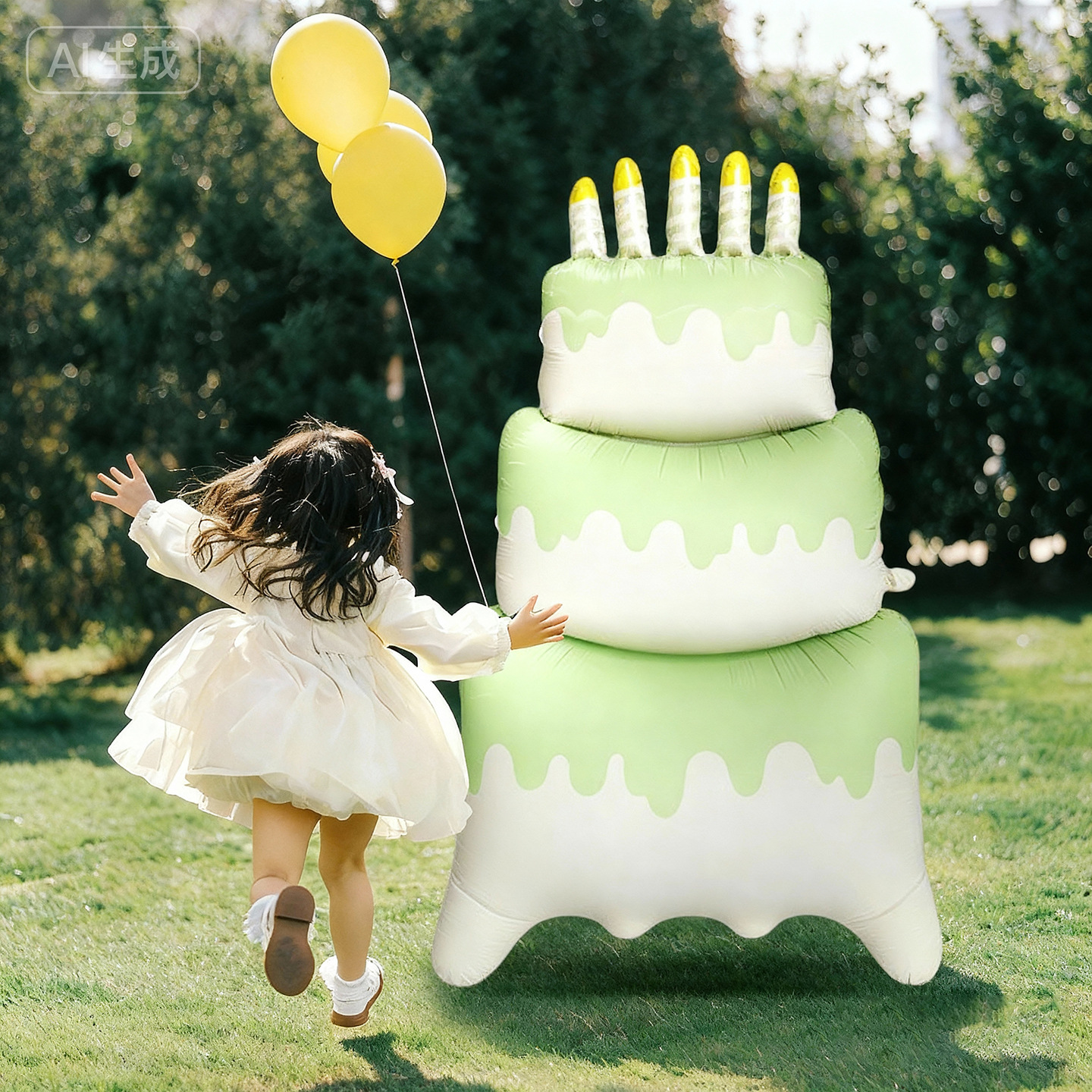 Staande taartballonnen, blauwe cijfers, verjaardagsdecoraties, scènedecoraties voor jongens van 5 jaar, fotorekwisieten_voghion.com