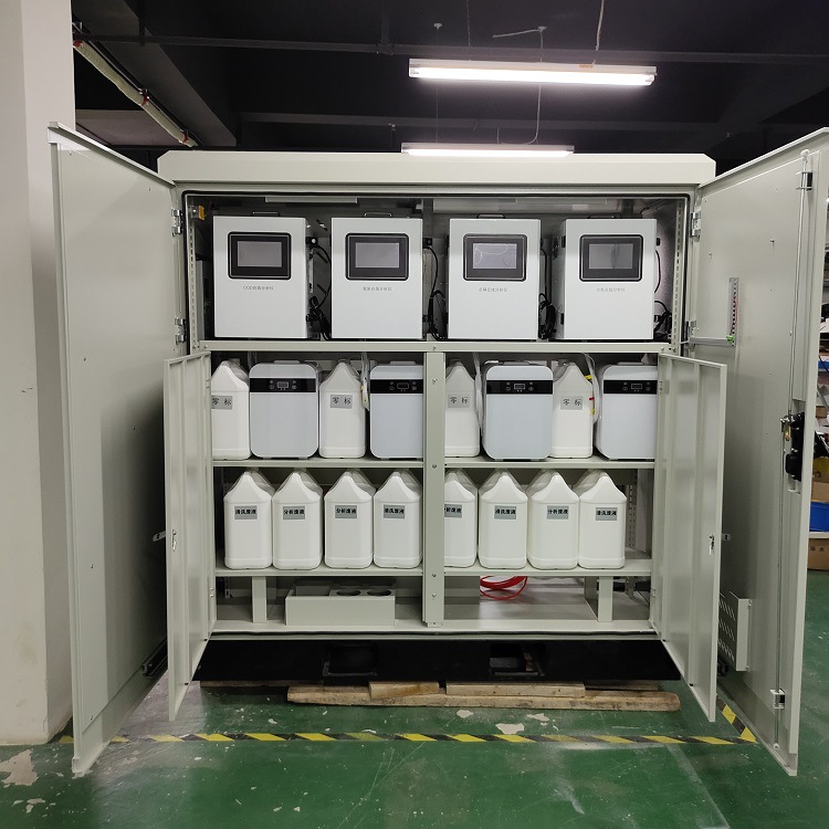 全自动在线式水质监测仪 视频验厂 PH计/浊度/溶解氧/电导率