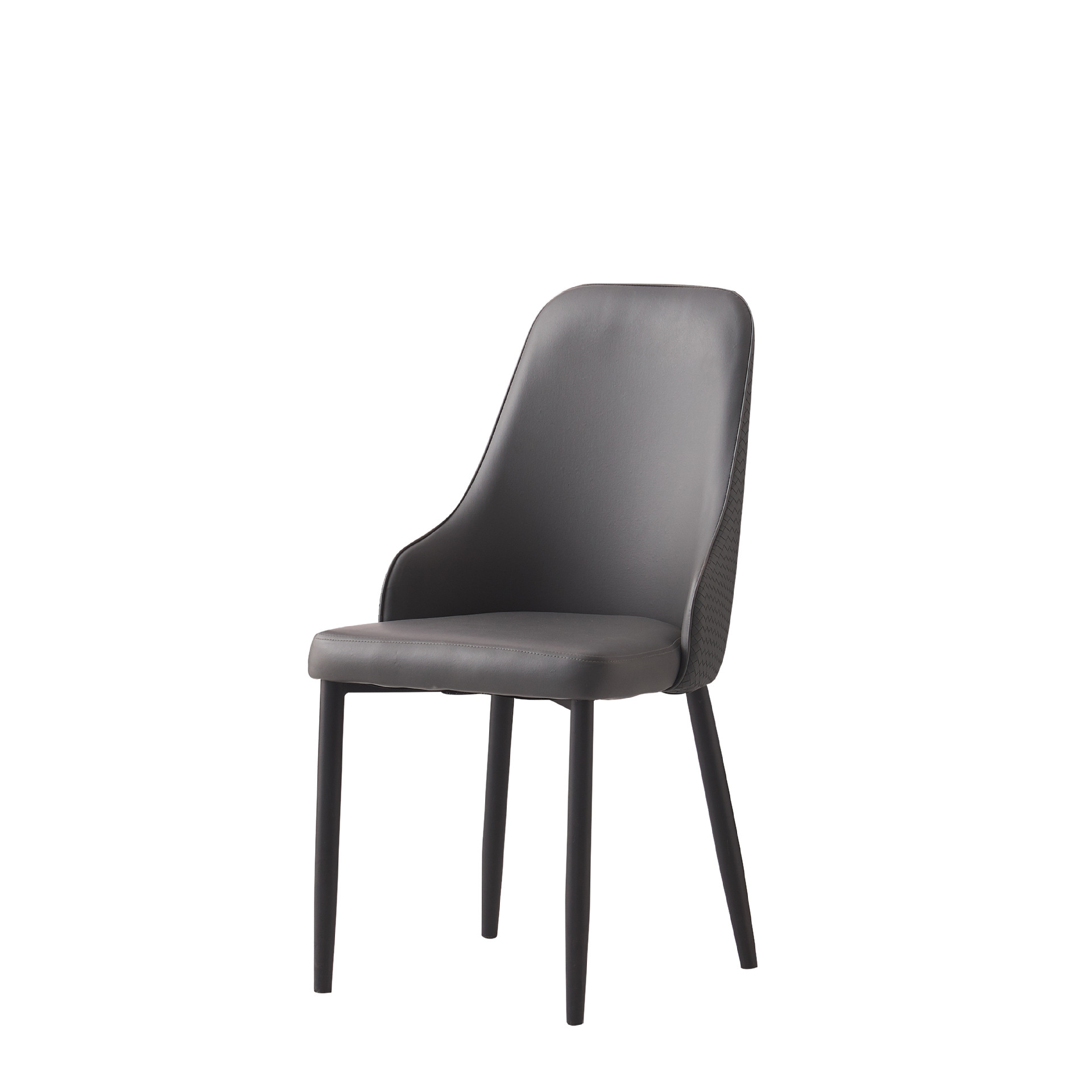 silla de comedor casera monocromática balcón silla de respaldo casual fábrica al por mayor hotel bar silla de respaldo de recepción alta