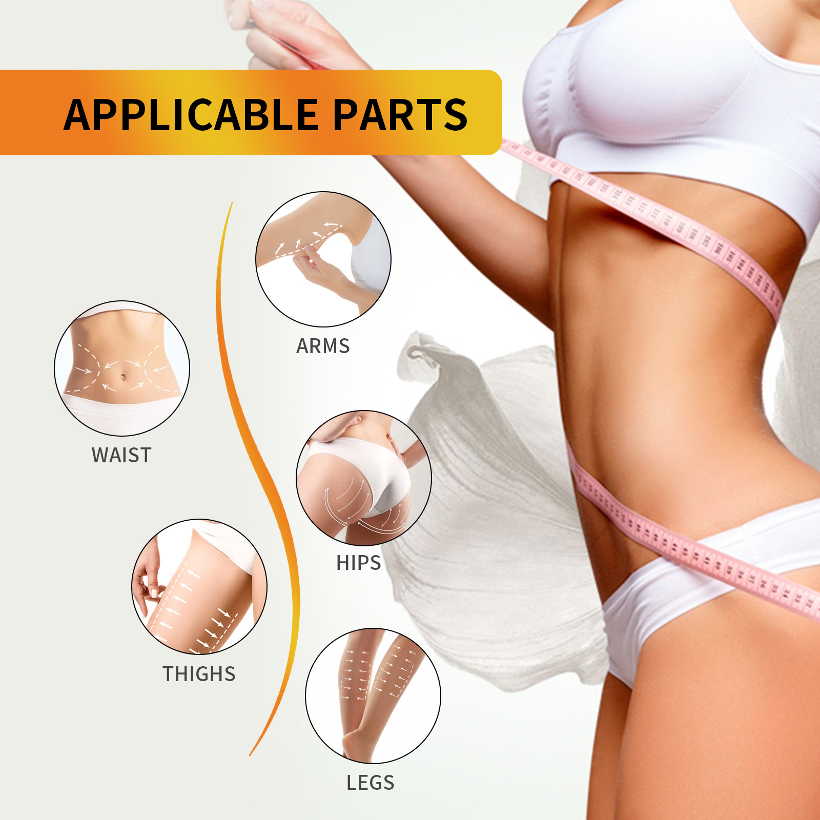 Jaysuing kaffe opstrammer løfter huden, løfter balder, masserer for at fjerne stor mave og forme kroppen slankende_voghion.com