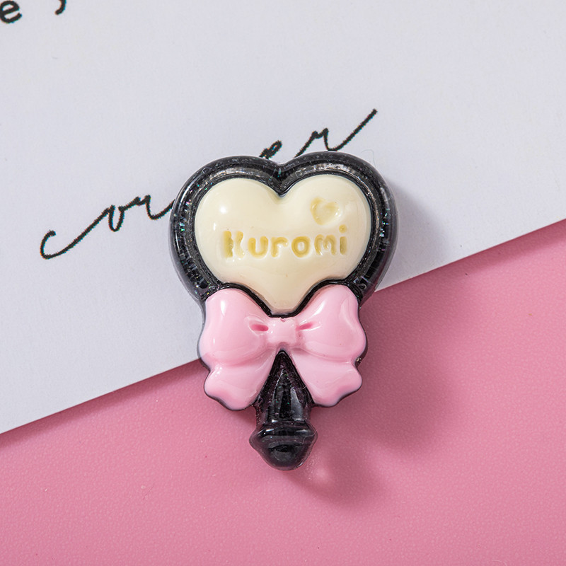 Nuevo hielo transparente sanrio resina de dibujos animados accesorios coolomi muñeca DIY crema goma teléfono caso cuerda pelo material