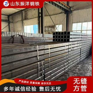 厂家定制Q235B大小口径薄壁非标方矩管 建筑幕墙用直角方管套管