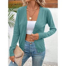 Z 52075 Single Button Knit Cardigan ���ſ���֯�����羳��