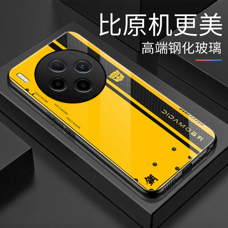 Transformers Suitable for Vivoy500Pro Mobile Phone Case Glass Case New Mecha Protective Cover Personalized Anti-Fall