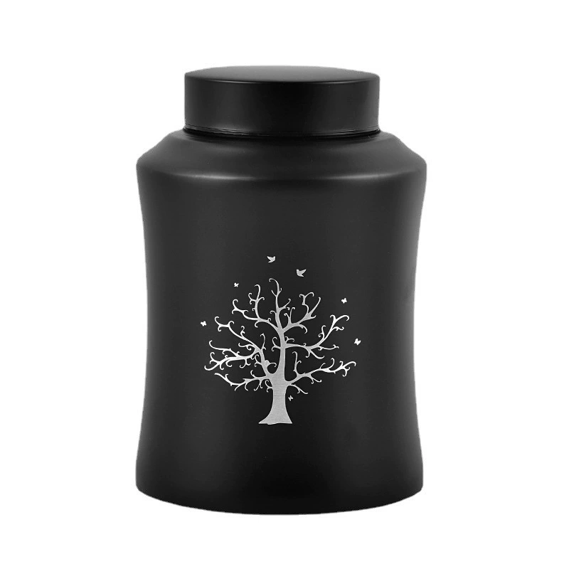 Cross-border hot-selling pet urns dogs and cats urns stainless steel sealed storage tanks cats and dogs souvenirs