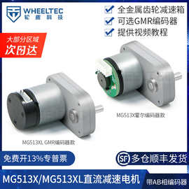 MG513X直流减速电机28减速比霍尔编码器马达支架套件