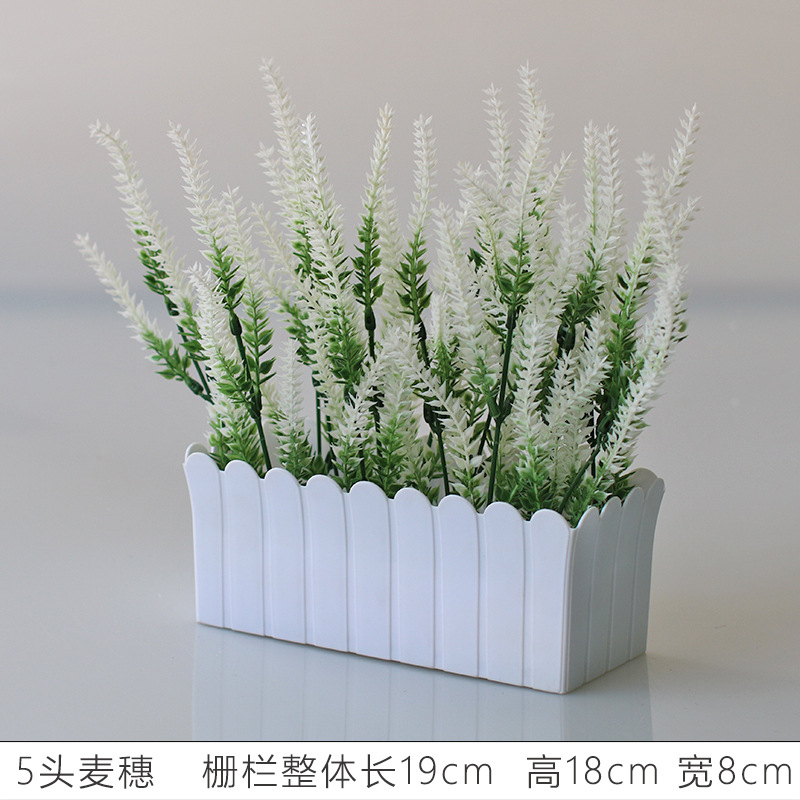 Flor artificial jardín de flores de plástico traje de valla de flores artificiales decoración de la ventana interior y exterior decoración floral decoración de la Mesa maceta flor