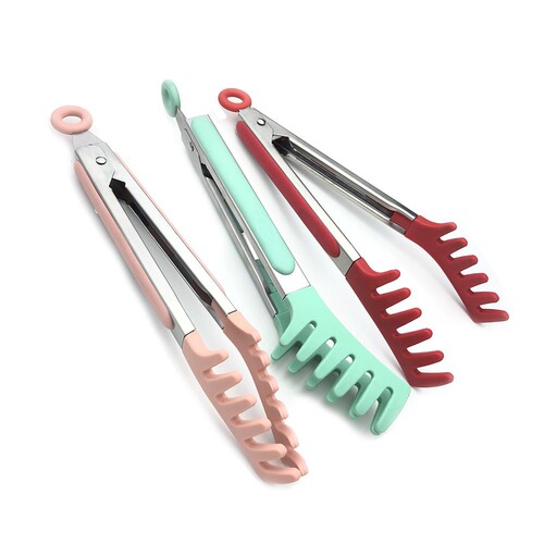 Stainless steel claw-shaped bread clips, barbecue clips, steak clips, barbecue tools, food clips, silicone food clips