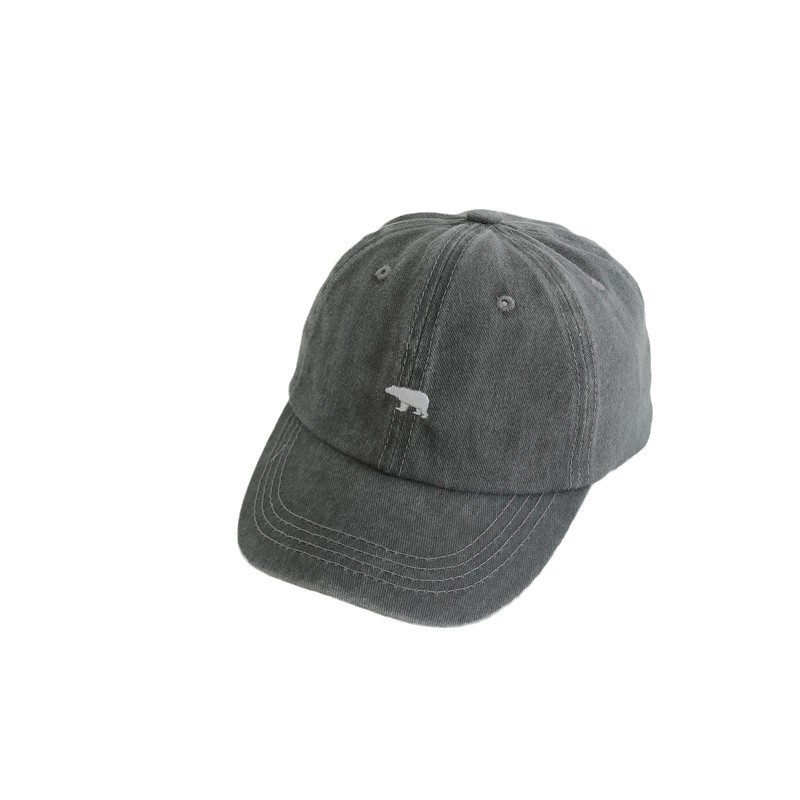 Sombreros infantiles para niños niñas sombreros de boca de pato vaquero color lavado coreano amplio brillo sombrero de béisbol sombrero primavera otoño verano