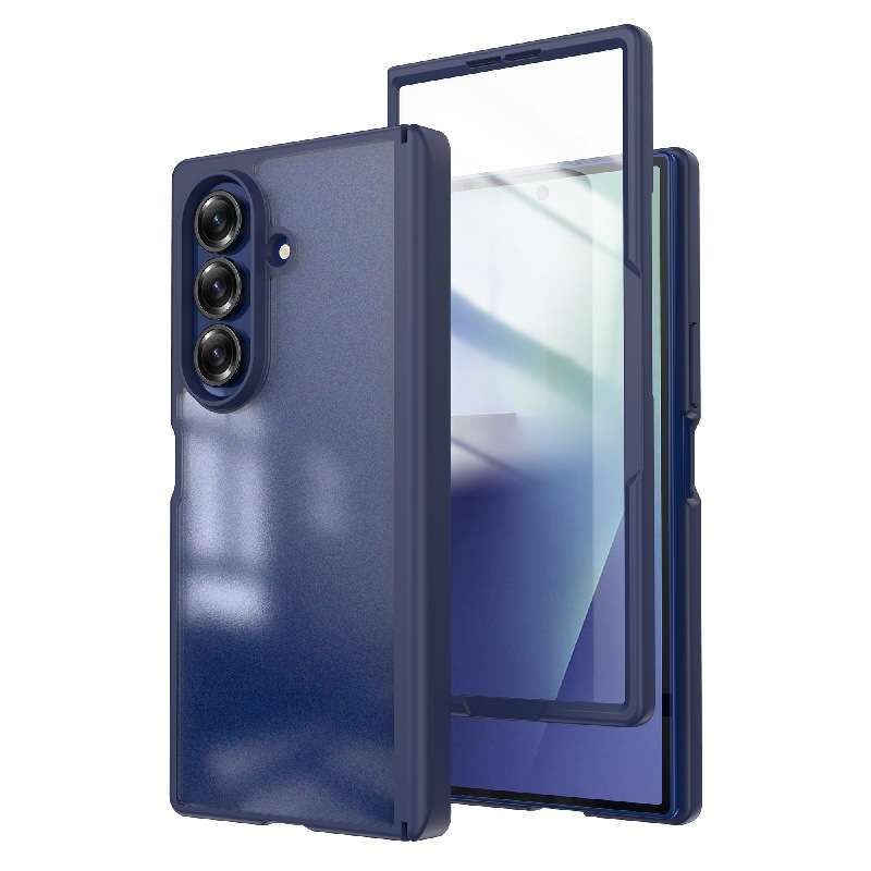 简约肤感360旋转支架适用三星Z Fold7手机壳防摔折叠屏PC硬防刮花|undefined