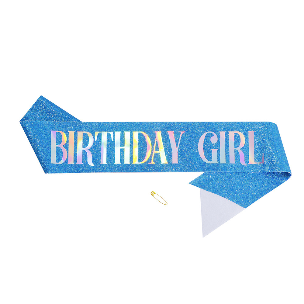 45g Weight Etiquette Belt Event & Party Supplies 1 Piece Quantity Birthday Occasion Birthday Festival Letter Pattern Simple Style Style Birthday Simple Style Letter Cloth Birthday Etiquette Belt 10