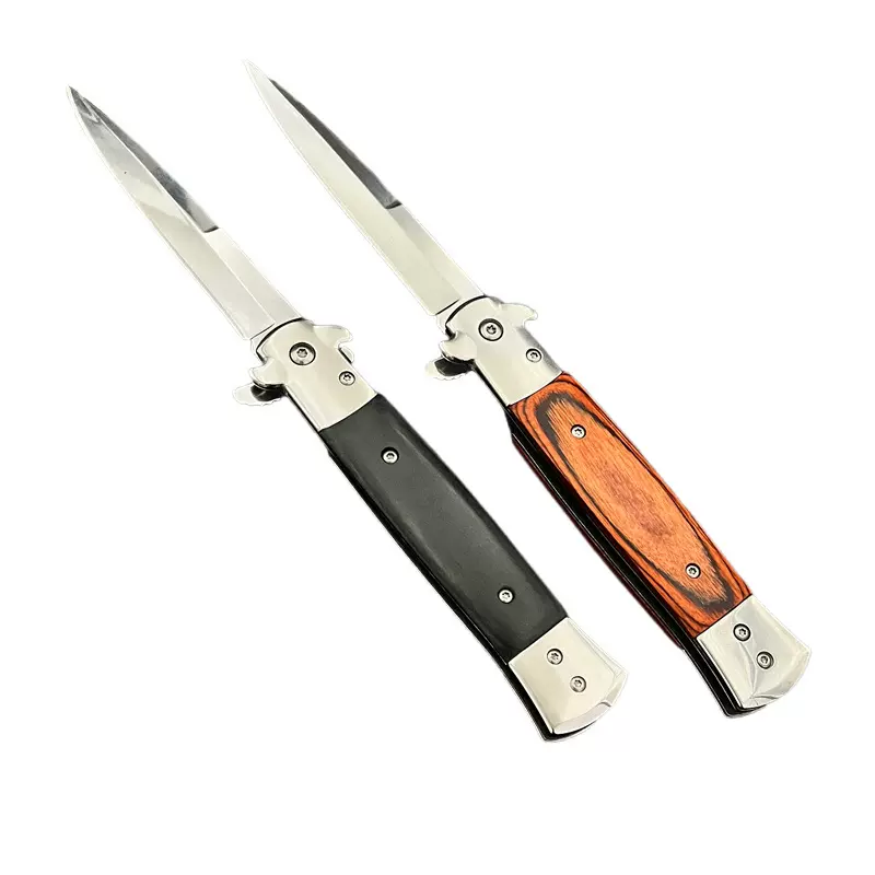 阳江户外折叠刀野营求生刀露营锋利防身剑鱼车载刀荒野战术黑手党