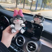 Автомобиль творческий милый питомец котенок украшение экрана мультфильм украшение автомобиля богиня