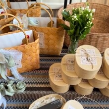 新中式婚礼品包装伴手礼品袋乔迁满月中秋节日礼物盒编织喜事篮子