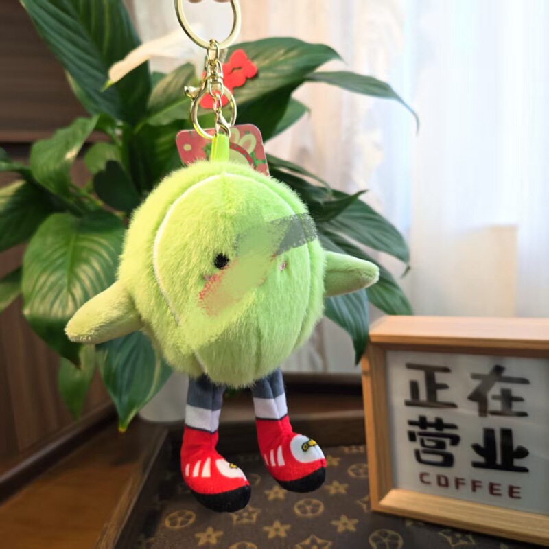 爆款篮球网球毛绒钥匙扣挂件羽毛球足球公仔仿真娃娃玩偶玩具挂饰|undefined