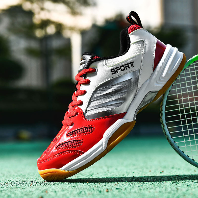 Fábrica de zapatos de bádminton transpirables antideslizantes zapatos de tenis de mesa zapatos de bádminton para niños